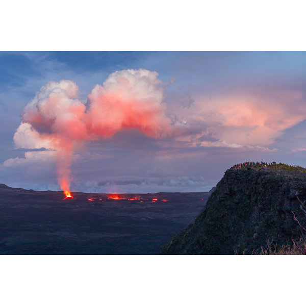 Millwood Pines Piton De La Fournaise by Zamir Popat Wrapped Canvas